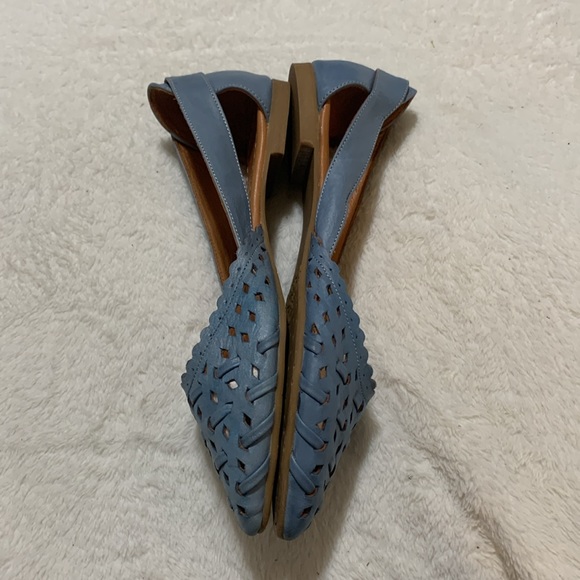 Spring Step Blue Flats - Picture 3 of 9